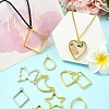 20Pcs 10 Styles Rack Plating Alloy Open Back Bezel Pendants FIND-YW0005-29-6