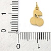 Ion Plating(IP) 304 Stainless Steel Enamel Charms STAS-Z104-02G-02-3