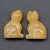 Natural Topaz Jade Carved Cat Figurines PW-WGC1415-01-1