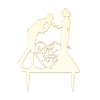 Valentine's Day DIY Acrylic Cake Card Decoration AJEW-WH0248-12A-1