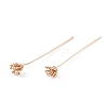 Brass Flower Head Pins LS-KK-G413-04KCG-1