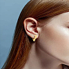 6Pcs 3 Colors Stailess Steel Cuff Earrings EJEW-LP0007-052-3