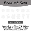 12Pcs 12 Styles Plastic Pegboards for  Mini Fuse Beads DIY-YW0017-55-2