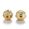 Alloy Hollow Beads X1-PALLOY-P238-03G-RS-3