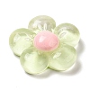 Translucent Resin Cabochons X-RESI-C034-04-4
