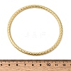 Hammered 304 Stainless Steel Bangles for Women BJEW-D408-03G-3