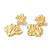 Ion Plating(IP) 304 Stainless Steel Stud Earrings for Women EJEW-L287-025G-1