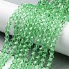 Transparent Glass Beads Strands EGLA-A039-T2mm-D24-4