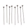 304 Stainless Steel Head Pins STAS-T065-25mm-20P-1