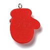 Opaque Resin Pendants X-RESI-D055-009P-3