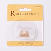 Brass Filigree Pendants X-KK-T038-25G-2