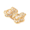 925 Sterling Silver Micro Pave Clear Cubic Zirconia Bowknot Multi-Strand Links STER-S013-02G-2