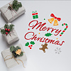 MAYJOYDIY US 1 Set Merry Christmas PET Hollow Out Drawing Painting Stencils DIY-MA0001-61A-5