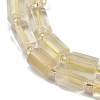 Natural Lemon Quartz Beads Strands G-G162-D08-01-4