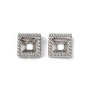 304 Stainless Steel Rhinestone Cabochon Settings STAS-G356-04P-04-1
