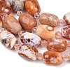 Natural Fire Crackle Agate Beads Strands G-K393-G01-10x14-4