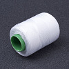 Polyester Sewing Thread Cords for Cloth or DIY Craft X-NWIR-WH0001-30-2