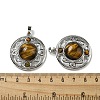 Natural Tiger Eye Pendants G-Q158-03I-3