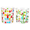 2Pcs 2 Styles Glass Crystal Cup AJEW-GA0007-39-1