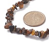 Natural Tiger Eye Chip Beaded Necklaces NJEW-JN04275-01-2