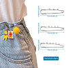 45Pcs 3 Style Stainless Steel Safety Pins STAS-TA0001-31-3