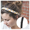 10Pcs Resin Firm Headband Non-slip Strip FIND-SP0020-62-6