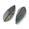 Natural Indian Green Line Jasper Pendants G-Z151-02F-2