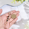 1Pc Black PU Leather Alloy Crub Chain Purse Strap Extenders for Purse Making PURS-CL0001-10B-3