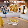 Acrylic Coin Base Display Holder ODIS-WH0078-05B-5