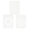 1 Set Acrylic Drawing Painting Stencils Templates DIY-BC0014-33A-1