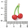 Alloy Enamel Pendants ENAM-F156-03G-02-3