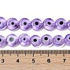 Handmade Evil Eye Lampwork Beads Strands LAMP-G164-10B-02-4