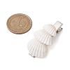 Sea Shell with Iron Alligator Hair Clips PHAR-JH00104-01-3