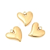 304 Stainless Steel Charms X-STAS-P441-02G-1