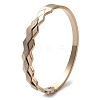 Ion Plating(IP) 304 Stainless Steel Hinged Bangles for Women BJEW-A011-15RG-4
