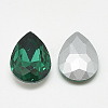 Pointed Back Glass Rhinestone Cabochons RGLA-T081-4x6mm-15-2