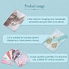 SUNNYCLUE 100Pcs 10 Styles Hot Stamping Cardboard Paper Jewelry Display Cards CDIS-SC0001-07-5