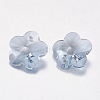 Faceted Glass Rhinestone Charms RGLA-F055-14x14-001BS-2