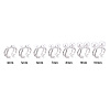 Brass Cuff Ring Settings KK-T076-58P-4