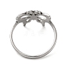 Classic 201 Stainless Steel Finger Rings RJEW-G278-28P-3