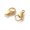 304 Stainless Steel Lobster Claw Clasps STAS-V007-01G-G-2