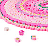 10 Strands 10 Styles Handmade Polymer Clay Bead Strands CLAY-TA0001-72B-4