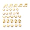 Brass Spacer Beads Set KK-X0093-08-1