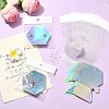 40Pcs Paper Jewelry Display Cards CDIS-FS0001-32D-6