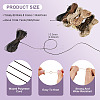 80M 8 Colors Eco-Friendly Korean Waxed Polyester Cord YC-TA0001-15-3