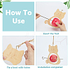 Wooden Bird Feeder AJEW-FG0004-81B-3