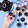 40pcs 4 Style Christmas Theme Plastic Doll Hat DIY-NB0006-44-3