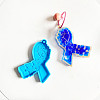 Ribbon Shape DIY Pendant Silicone Molds SIMO-PW0001-337-2