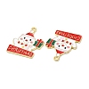 Christmas Alloy Enamel Pendants LS-ENAM-D050-13A-02G-2