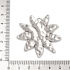 Hammered 304 Stainless Steel Pendants STAS-D129-06B-P-3